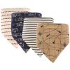 image:imageHudson Baby Unisex Baby Cotton Bandana Bibs Boho Flower One SizeAirplane