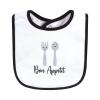image:imageHudson Baby Unisex Baby Cotton Bibs Holiday Bold Boy One SizeBon Appetit