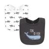 image:imageHudson Baby Unisex Baby Cotton Bibs Holiday Bold Boy One SizeBoy Whale Shark