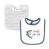 image:imageHudson Baby Unisex Baby Cotton Bibs Holiday Bold Boy One SizeBoy Whale Shark