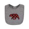 image:imageHudson Baby Unisex Baby Cotton Bibs Holiday Bold Boy One SizeBuffalo Plaid Bear