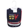 image:imageHudson Baby Unisex Baby Cotton Bibs Holiday Bold Boy One SizeButter Me Up Lobster