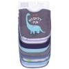 image:imageHudson Baby Unisex Baby Cotton Bibs Holiday Bold Boy One SizeDino