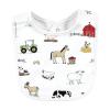 image:imageHudson Baby Unisex Baby Cotton Bibs Holiday Bold Boy One SizeGirl Farm