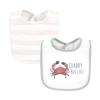 image:imageHudson Baby Unisex Baby Cotton Bibs Holiday Bold Boy One SizeGirl Whale Shark