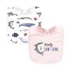 image:imageHudson Baby Unisex Baby Cotton Bibs Holiday Bold Boy One SizeGirl Whale Shark