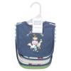 image:imageHudson Baby Unisex Baby Cotton Bibs Holiday Bold Boy One SizeGreen Farm Animals