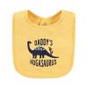image:imageHudson Baby Unisex Baby Cotton Bibs Holiday Bold Boy One SizeHugasaurus