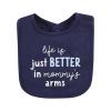 image:imageHudson Baby Unisex Baby Cotton Bibs Holiday Bold Boy One SizeHugasaurus