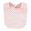 image:imageHudson Baby Unisex Baby Cotton Bibs Holiday Bold Boy One SizeLeopard Hearts