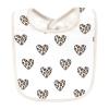 image:imageHudson Baby Unisex Baby Cotton Bibs Holiday Bold Boy One SizeLeopard Hearts