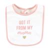 image:imageHudson Baby Unisex Baby Cotton Bibs Holiday Bold Boy One SizeLeopard Hearts