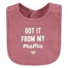 image:imageHudson Baby Unisex Baby Cotton Bibs Holiday Bold Boy One SizeMama Mauve Sage Rose
