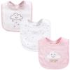 image:imageHudson Baby Unisex Baby Cotton Bibs Holiday Bold Boy One SizePink Cloud