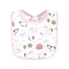 image:imageHudson Baby Unisex Baby Cotton Bibs Holiday Bold Boy One SizePink Farm Animals
