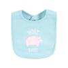 image:imageHudson Baby Unisex Baby Cotton Bibs Holiday Bold Boy One SizePink Farm Animals