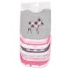 image:imageHudson Baby Unisex Baby Cotton Bibs Holiday Bold Boy One SizePink Plaid Moose