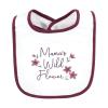image:imageHudson Baby Unisex Baby Cotton Bibs Holiday Bold Boy One SizePlum Wildflower