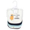 image:imageHudson Baby Unisex Baby Cotton Bibs Holiday Bold Boy One SizePopsicle