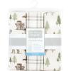 image:imageHudson Baby Unisex Baby Cotton Swaddle Wrap Forest Animals 03 MonthsForest Animals
