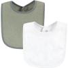 image:imageHudson Baby Unisex Baby Drooler Bib With Waterproof LiningBlue Burgundy