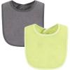 image:imageHudson Baby Unisex Baby Drooler Bib With Waterproof LiningBlue Lime