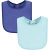 image:imageHudson Baby Unisex Baby Drooler Bib With Waterproof LiningBlue Lime