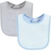 image:imageHudson Baby Unisex Baby Drooler Bib With Waterproof LiningBlue Orange