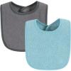 image:imageHudson Baby Unisex Baby Drooler Bib With Waterproof LiningBlue Orange