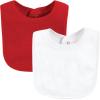 image:imageHudson Baby Unisex Baby Drooler Bib With Waterproof LiningBlue Red