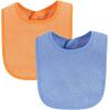 image:imageHudson Baby Unisex Baby Drooler Bib With Waterproof LiningBlue Red