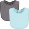 image:imageHudson Baby Unisex Baby Drooler Bib With Waterproof LiningGray Orange
