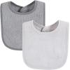 image:imageHudson Baby Unisex Baby Drooler Bib With Waterproof LiningPink Blue