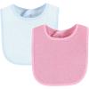image:imageHudson Baby Unisex Baby Drooler Bib With Waterproof LiningPink Yellow