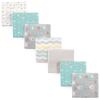 image:imageHudson Baby Unisex Baby Drooler Bib with Waterproof Lining Blue One Size amp Luvable Friends Unisex Baby Cotton Flannel Receiving Blankets Basic Elephant 7Pack One Size