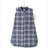 image:imageHudson Baby Unisex Baby Fleece Sleeping Bag Sack BlanketGray Navy Plaid