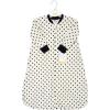 image:imageHudson Baby Unisex Baby LongSleeve Fleece Sleeping BagBlack Cream Dot