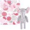 image:imageHudson Baby Unisex Baby Plush Blanket with Toy Blue Whale One SizePaisley Elephant