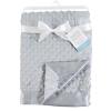 image:imageHudson Baby Unisex Baby Plush Mink Blanket Gray One Size Pack of 2