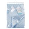 image:imageHudson Baby Unisex Baby Plush Mink Blanket Powder Blue One Size Pack of 2