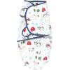 image:imageHudson Baby Unisex Baby Quilted Cotton Swaddle Wrap 3pk Rose Leopard 03 MonthsBoy Farm Animals