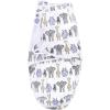 image:imageHudson Baby Unisex Baby Quilted Cotton Swaddle Wrap 3pk Rose Leopard 03 MonthsPink Safari