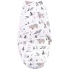 image:imageHudson Baby Unisex Baby Quilted Cotton Swaddle Wrap 3pk Rose Leopard 03 MonthsWinter Forest