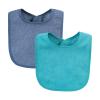 image:imageHudson Baby Unisex Baby Rayon from Bamboo Bib with Waterproof Lining 10pk Blue Teal One SizeBlue Teal