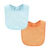image:imageHudson Baby Unisex Baby Rayon from Bamboo Bib with Waterproof Lining 10pk Blue Teal One SizeMint Orange
