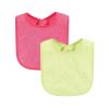 image:imageHudson Baby Unisex Baby Rayon from Bamboo Bib with Waterproof Lining 10pk Blue Teal One SizePink Yellow
