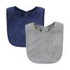 image:imageHudson Baby Unisex Baby Rayon from Bamboo Bib with Waterproof Lining 10pk Gray White One SizeBlue Teal