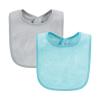 image:imageHudson Baby Unisex Baby Rayon from Bamboo Bib with Waterproof Lining 10pk Gray White One SizeBlue Teal