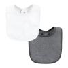 image:imageHudson Baby Unisex Baby Rayon from Bamboo Bib with Waterproof Lining 10pk Gray White One SizeMint Orange