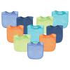 image:imageHudson Baby Unisex Baby Rayon from Bamboo Terry Bibs Purple Mint One SizeBlue Orange Lime